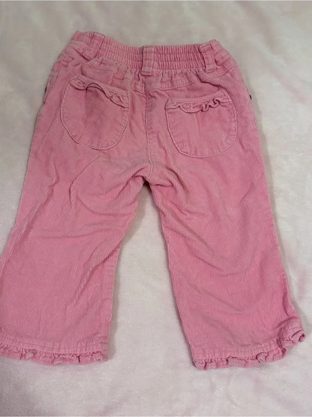 Gymboree Pink Corduroy Pants with Multicolor Side Dots